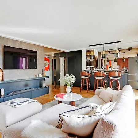 شقة Ecrin De Luxe A La Tour Eiffel باريس